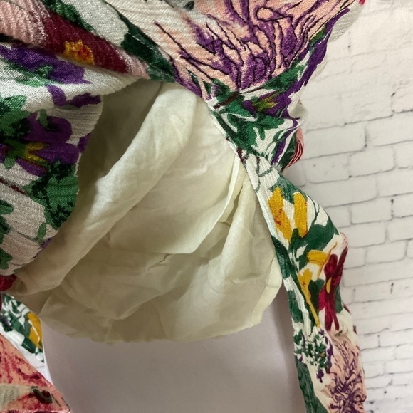 Philosophy Women Floral Maxi Dress Multi Color Lace Boat Neck Stretch Size S - Picture 7 of 10